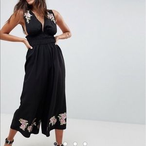 Asos Floral Jumpsuit